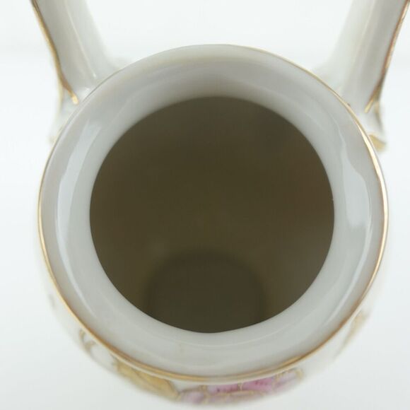 Arnart Japanese Bone China Sugar Bowl Pink Roses Gold Embossed Vintage - Picture 6 of 8